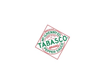 Tabasco sauce, rotated logo