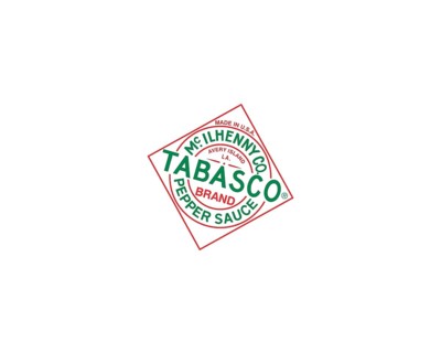 Tabasco sauce, rotated logo