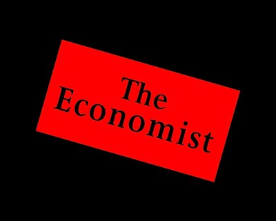 The Economist, rotated logo