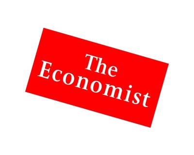 The Economist, rotated logo