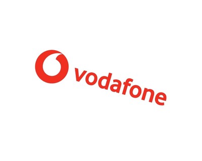 Vodafone Automotive, rotated logo