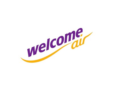 Welcome Air, rotated logo
