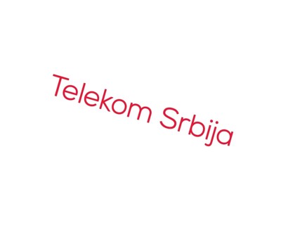 Telekom Srbija, rotated logo