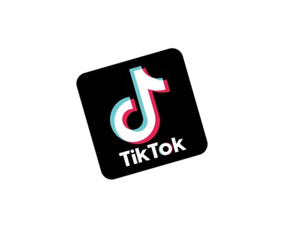 TikTok, rotated logo
