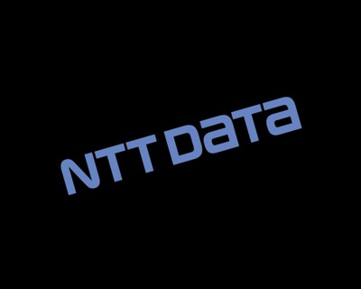 NTT Data, rotated logo