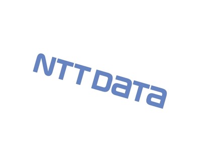 NTT Data, rotated logo