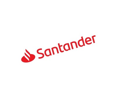 Santander Bank, rotated logo
