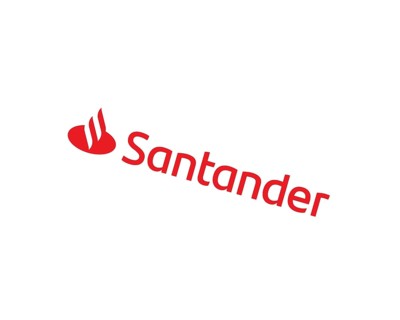 Santander Bank, rotated logo