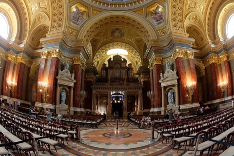 St Stephen's Basilica, interior view
