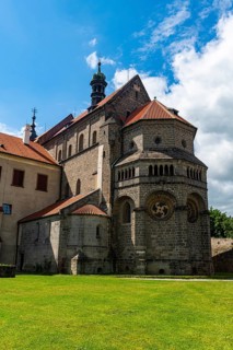 Unesco site Jewish Quarter and St Procopius' Basilica in Trebic, Czech Republic