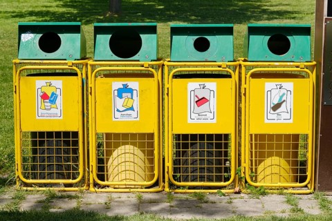 Container for waste separation, Hagnau