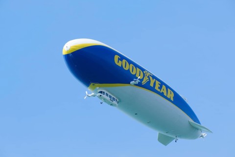 Zeppelin in the sky, Friedrichshafen