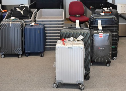 Check-in suitcase,