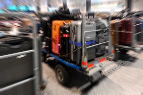 Wipe Image Baggage Handling Travel Suitcase,