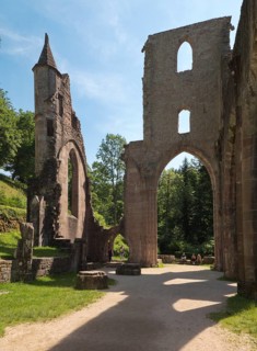 All Saints Monastery Ruins in the Black Forest National Park, Upper Renchtal