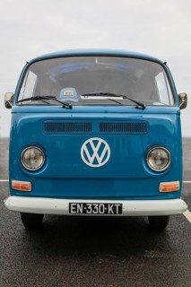 Vintage Volkswagen VW Bus T2a, first series at the end of the 60s