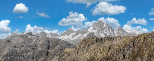 Uri Alps with Galenstock, Winterstock