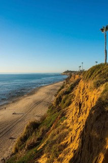 Coast of Cardiff, southern California