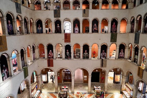 Interior view of the department stores' AMO,