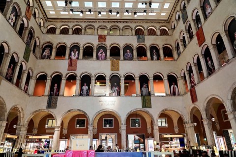 Interior view of the department stores' AMO,
