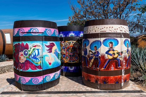 Hotel rooms in the form of a Tequila barrel, Tequila Factory La Cofradia
