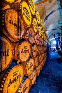 Old storage facility for Tequila barrels, Tequila Factory La Cofradia