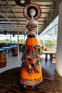Tequila woman statue, Tequila Factory La Cofradia