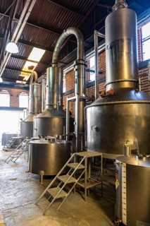 Destillery in the Tequila Factory La Cofradia, Unesco site Tequila
