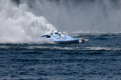 Hydroplane racing on the Saint Lawrence River, Valleyfield
