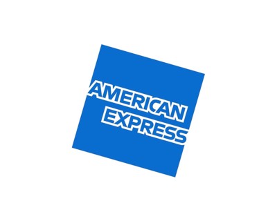American Express, rotated logo