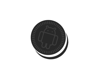 Android Oreo, Rotated Logo