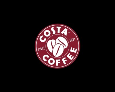 Costa Coffee, rotated logo