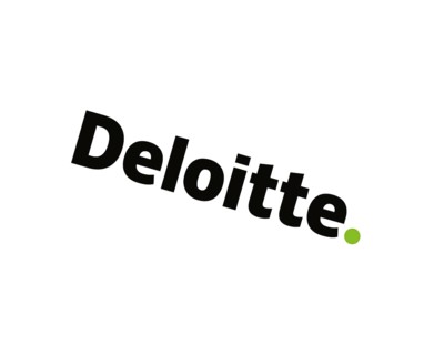 Deloitte, rotated logo