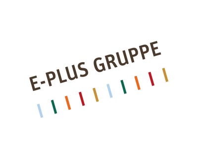 E Plus, rotated logo