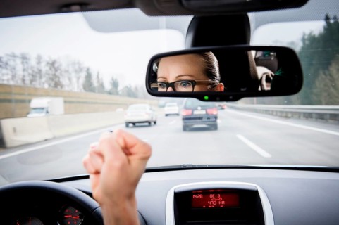 Motorist gets annoyed,