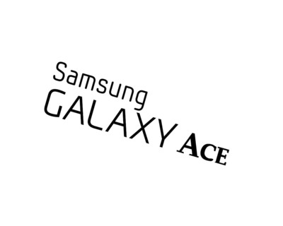 Samsung Galaxy Ace, Rotated Logo