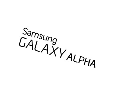 Samsung Galaxy Alpha, Rotated Logo