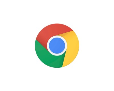 Google Chrome, rotated logo