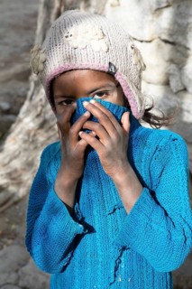 Ladakhi girl, 5 years