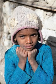 Ladakhi girl, 5 years