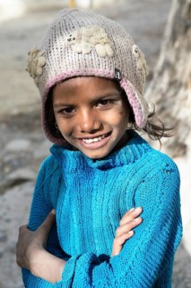Ladakhi girl, 5 years