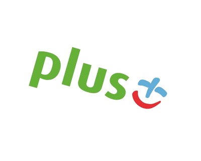 Plus telecommunications Poland, rotated logo