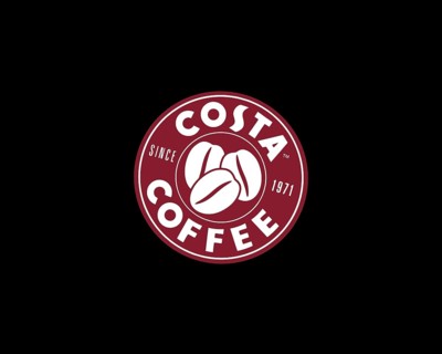 Costa Coffee, rotated logo