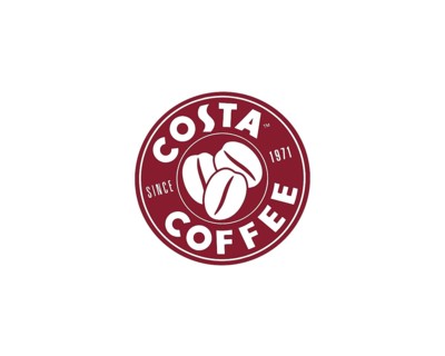 Costa Coffee, rotated logo