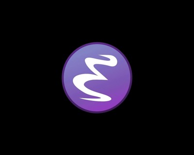 GNU Emacs, rotated logo