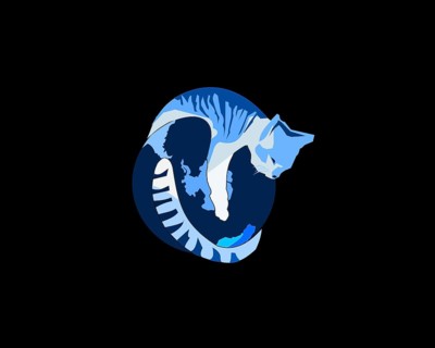 GNU IceCat, rotated logo