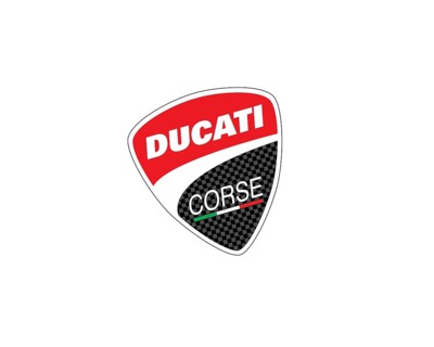 Ducati Corse, rotated logo