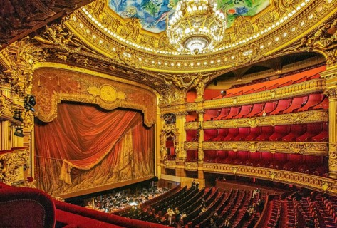 Auditorium, Hall in the Opera Garnier at the Palais Garnier