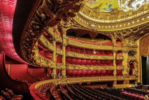 Auditorium, Hall in the Opera Garnier at the Palais Garnier