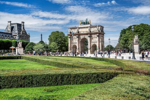 Arc de Triomphe du Carrousel at the Tuileries, Paris